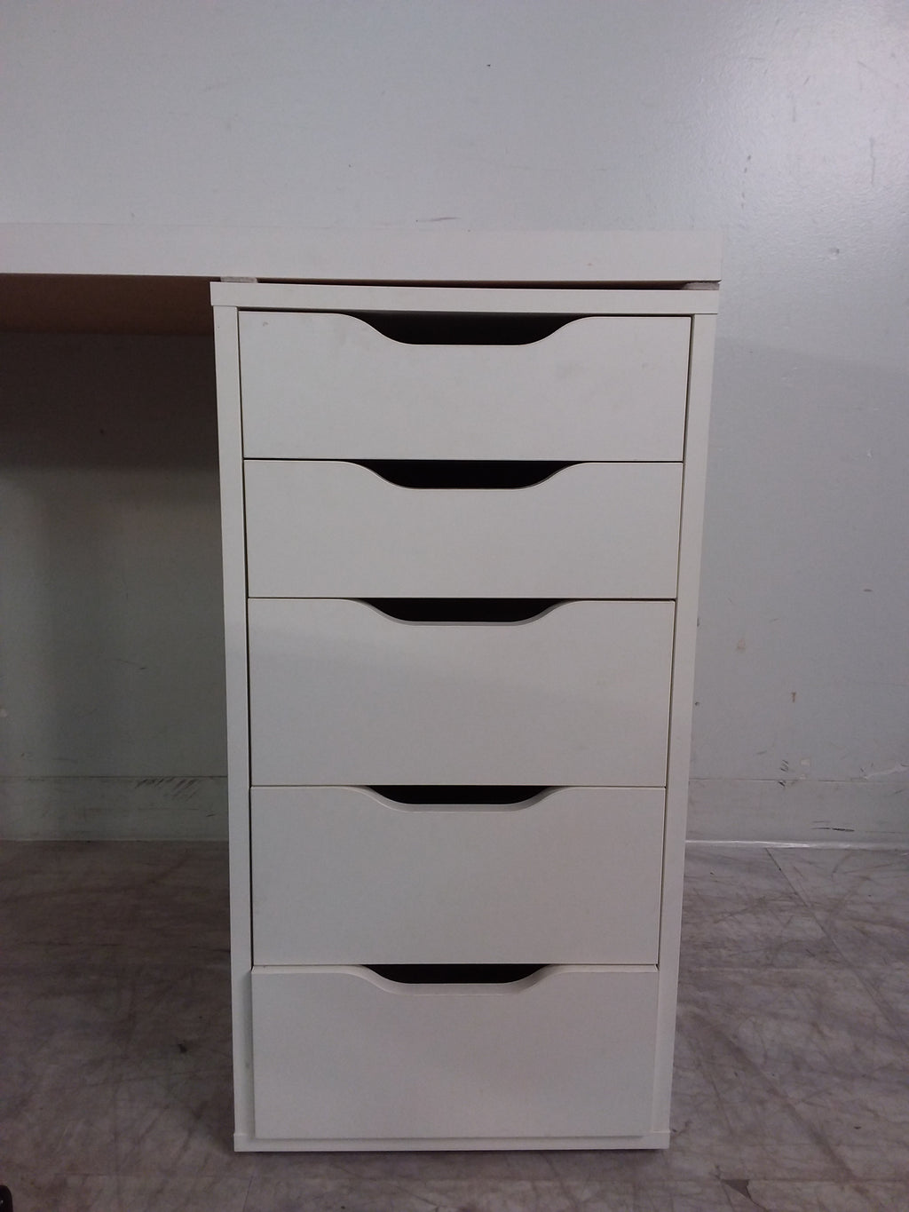 White Home Office Desk