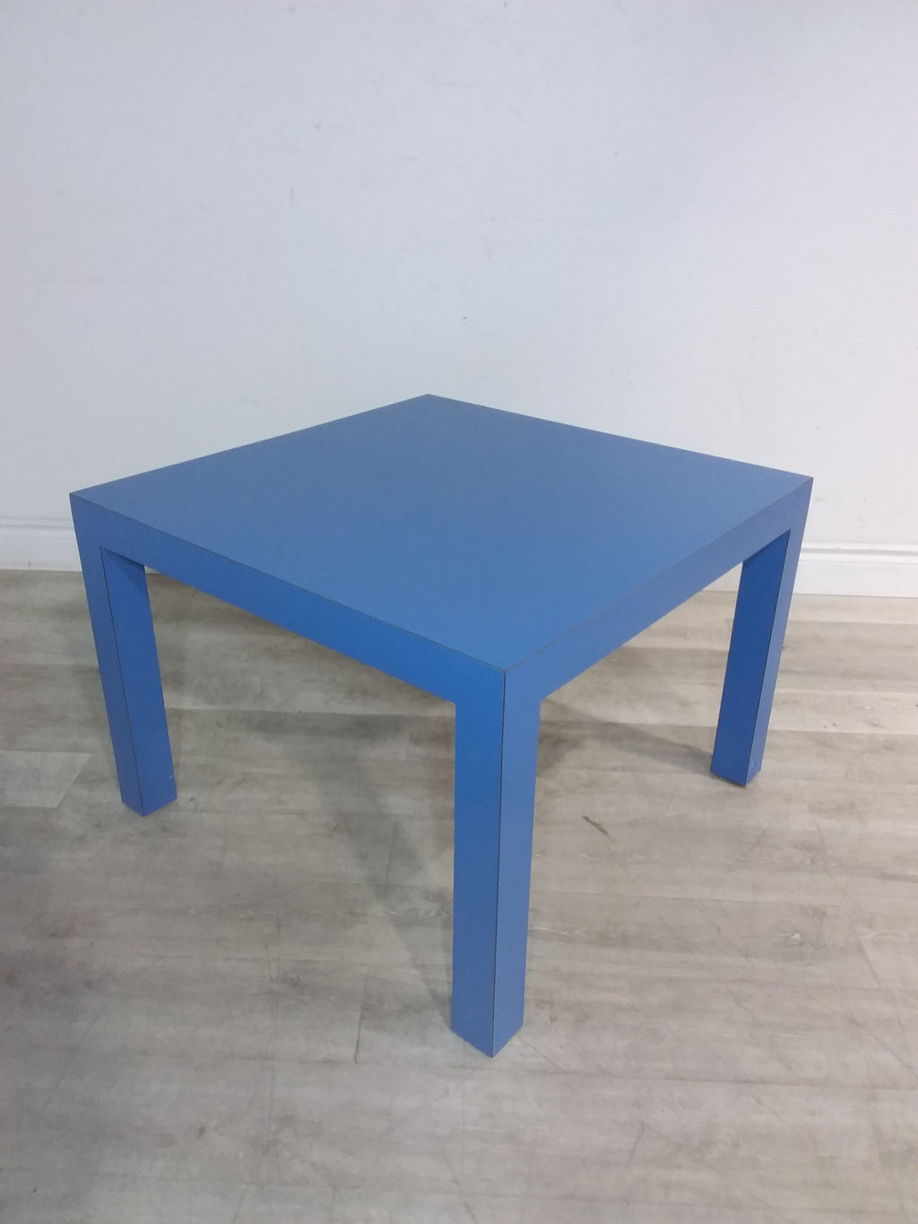 30" Wide Cerulean Blue Coffee Table