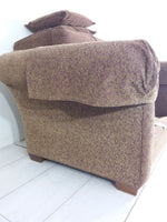 Green and Purple Swirl Pattern Armchair