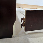 Vintage Hardwood Sleigh Bed