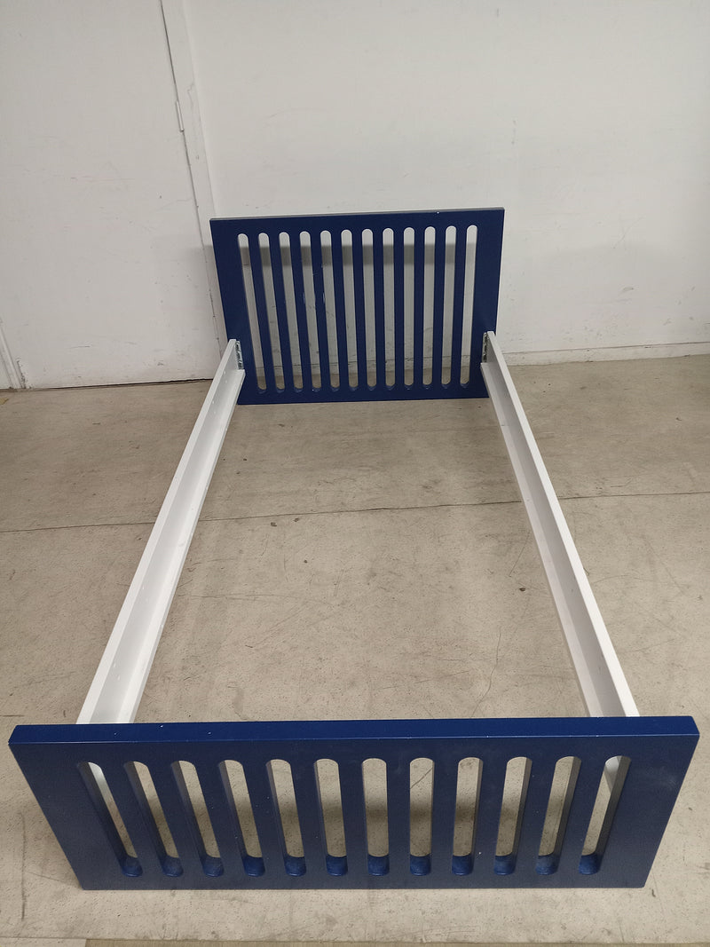 Blue and White Kids Bed