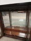 28.5" Small Oak Curio Cabinet