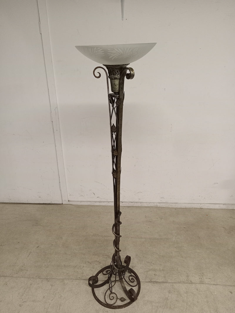 Art Deco Iron Floor Lamp