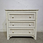 Vintage Style Wicker Horizontal Dresser