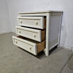 Vintage Style Wicker Horizontal Dresser