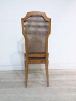 Solid Wood Dining Set with 4 Chairs