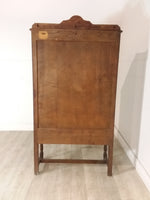 34"Wide Ornate Wooden Hutch