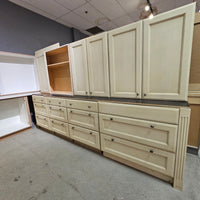 Inset Cream Colored Kitchen