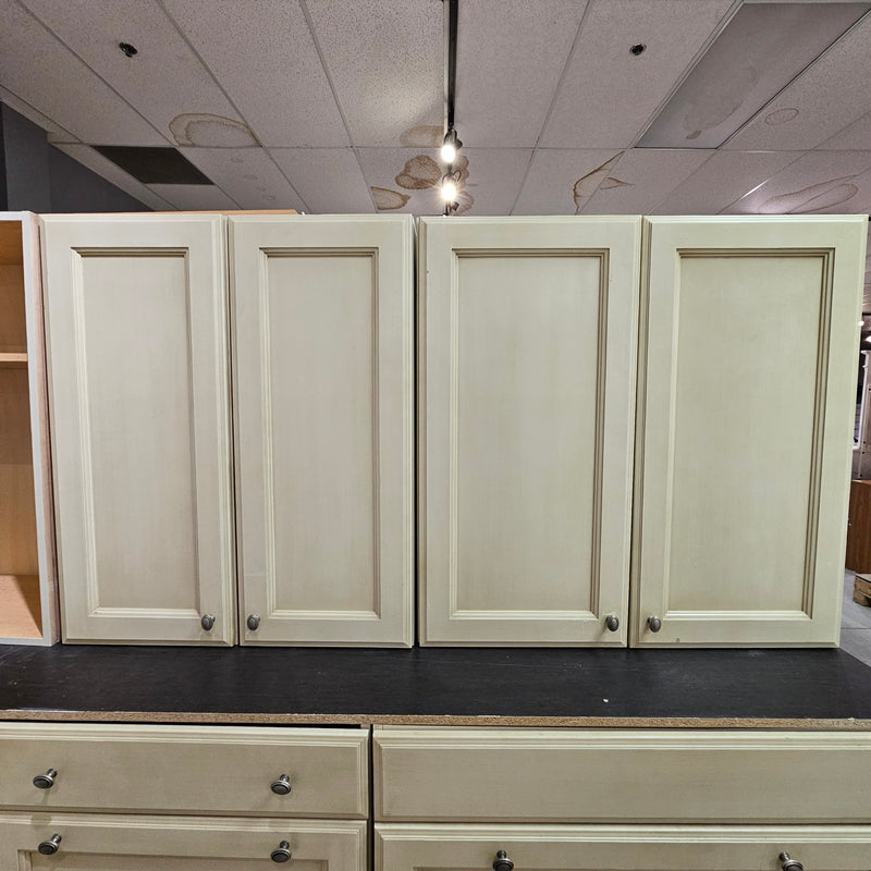 Inset Cream Colored Kitchen