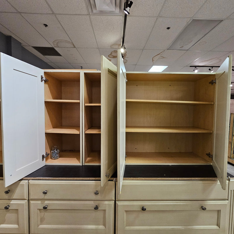 Inset Cream Colored Kitchen