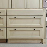 Inset Cream Colored Kitchen