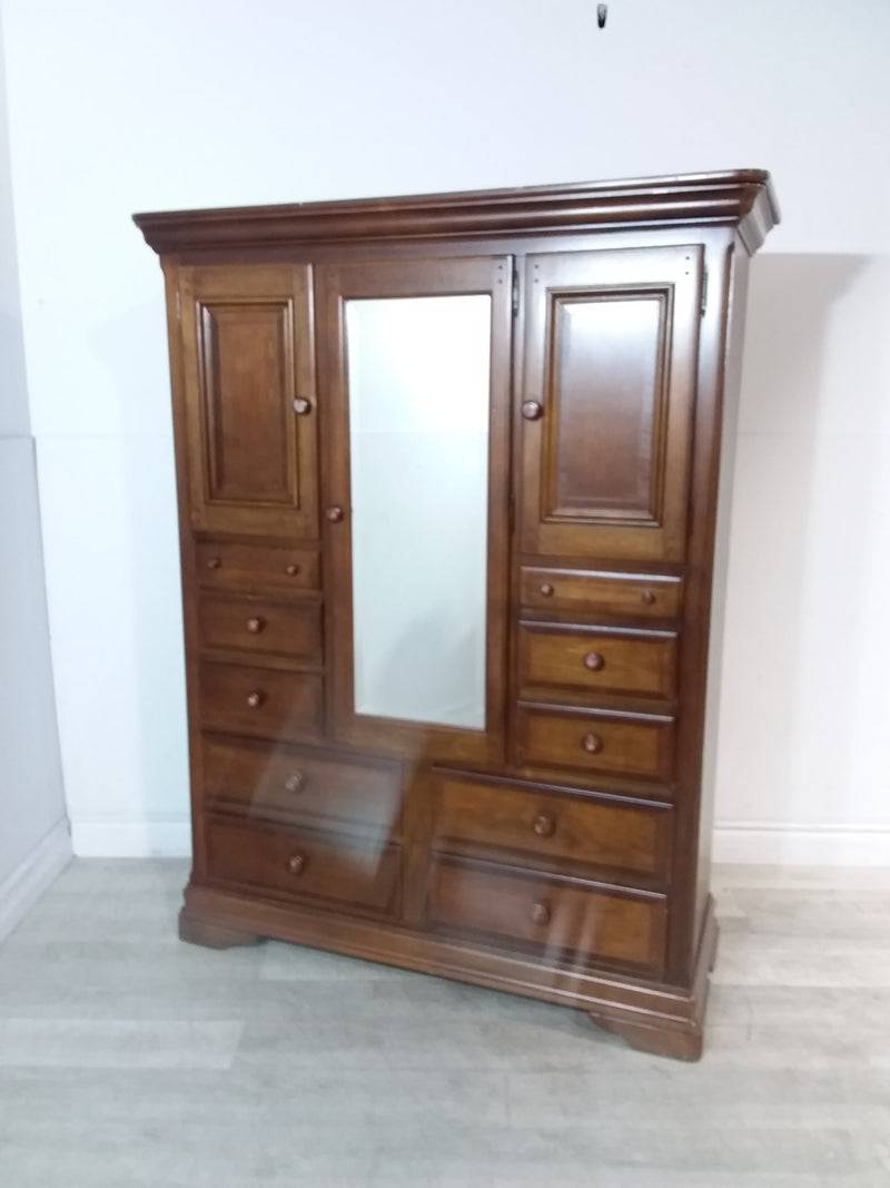 51 1/2" Wide Wood Armoire