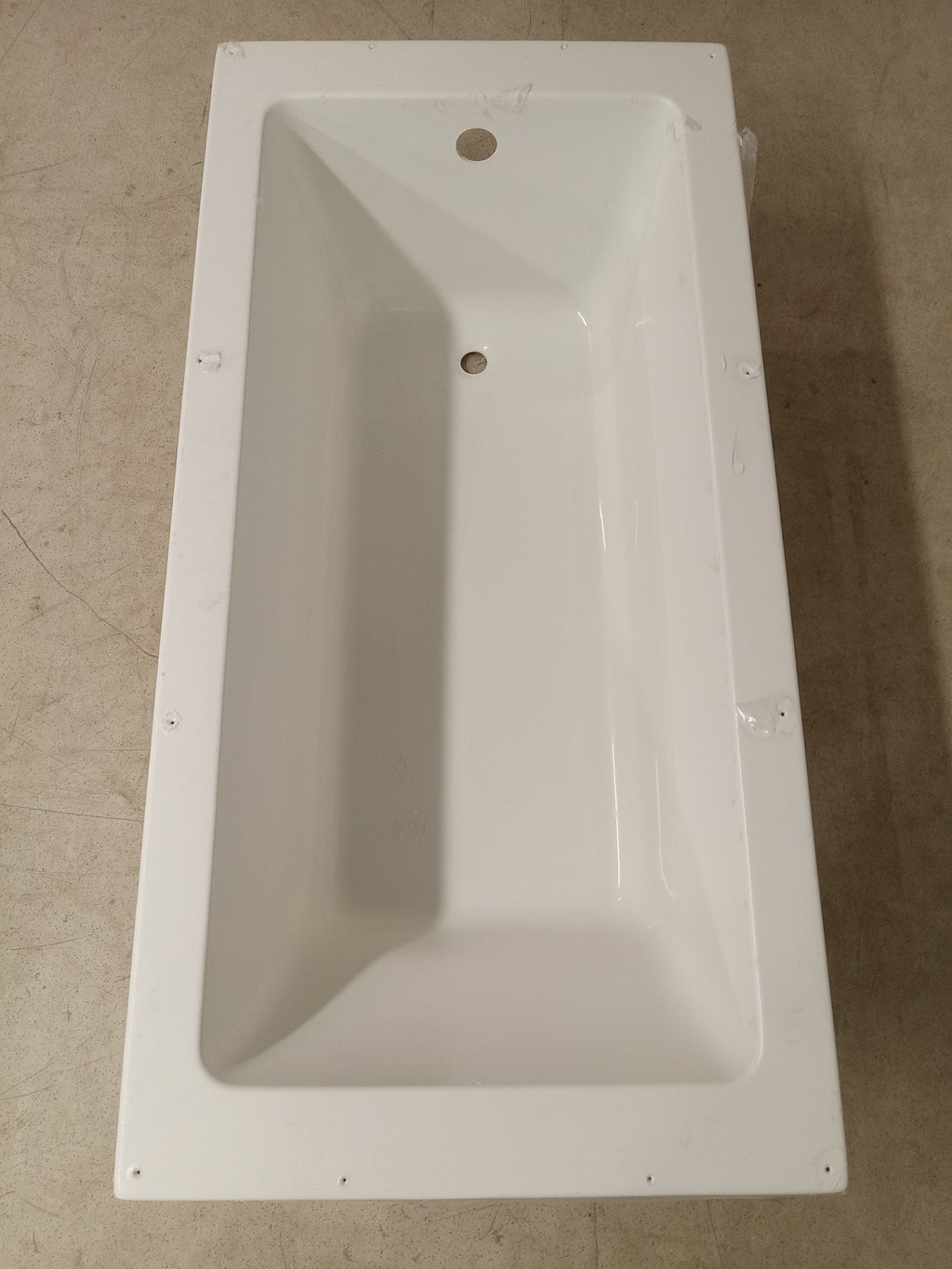 60" White Bathtub