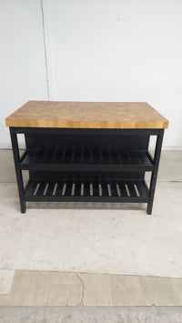 49.5" Vadholma Kitchen Island With Rack