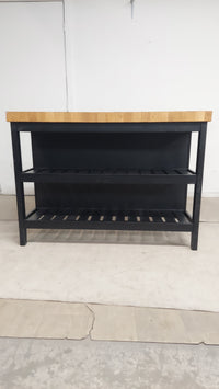 49.5" Vadholma Kitchen Island With Rack