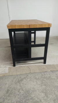 49.5" Vadholma Kitchen Island With Rack