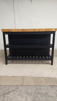 49.5" Vadholma Kitchen Island With Rack