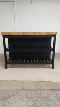 49.5" Vadholma Kitchen Island With Rack