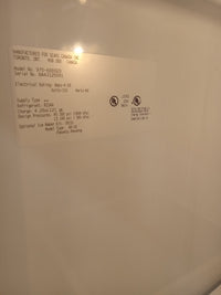 65" Kenmore White Refrigerator