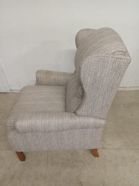 27"W Grey Reclining Armchair