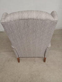27"W Grey Reclining Armchair