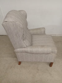 27"W Grey Reclining Armchair