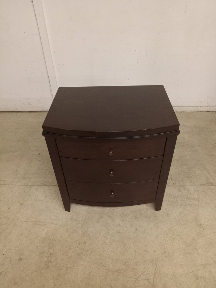 24"W Crate & Barrel 3 Drawer Nightstand
