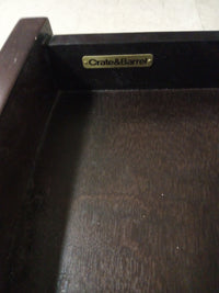 24"W Crate & Barrel 3 Drawer Nightstand