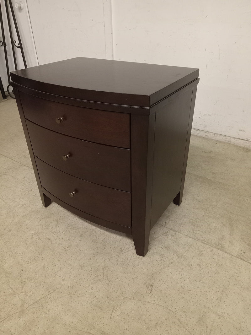24"W Crate & Barrel 3 Drawer Nightstand