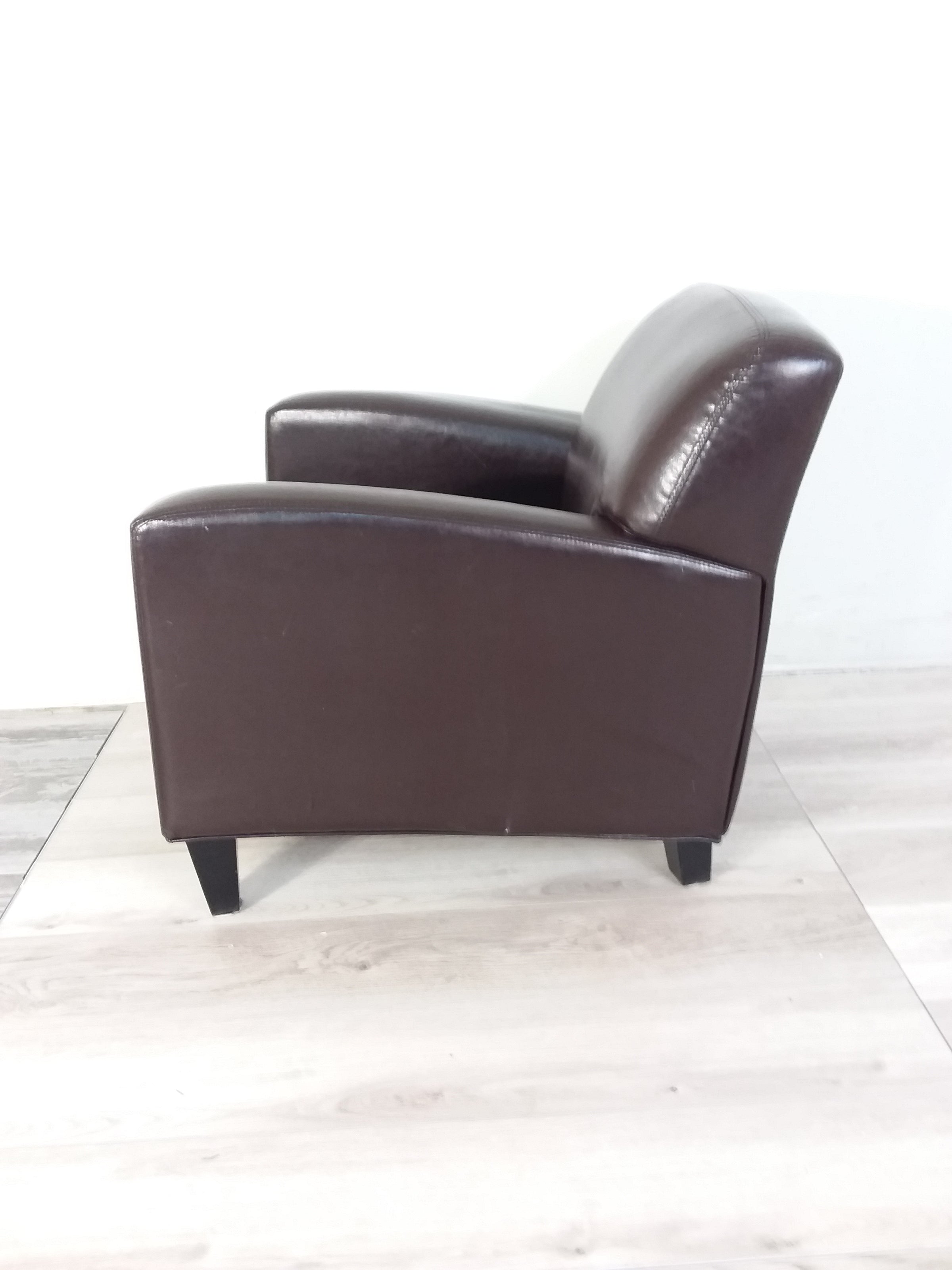 Bonded Leather Armchair Habitat ReStore GTA