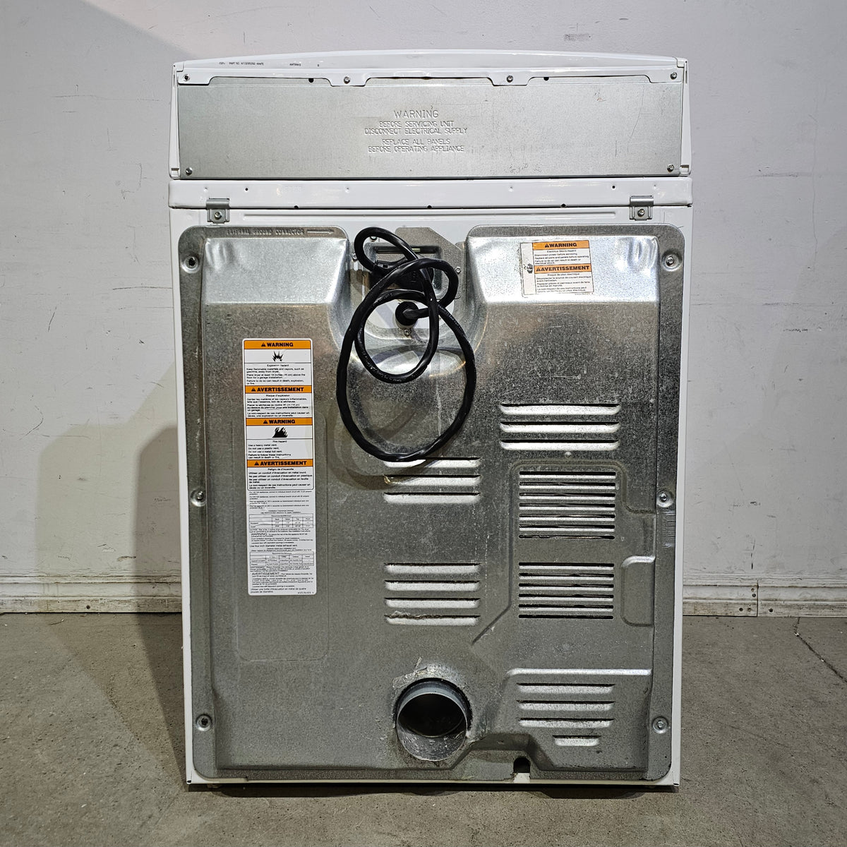 Whirlpool Top Loading Dryer