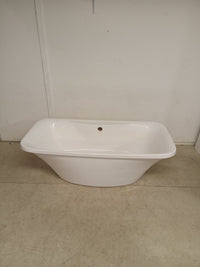 70"W White Bathtub