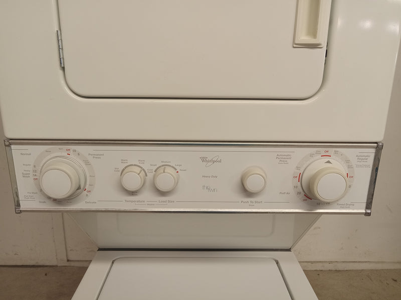 24"W White Whirlpool Washer/Dryer Combo