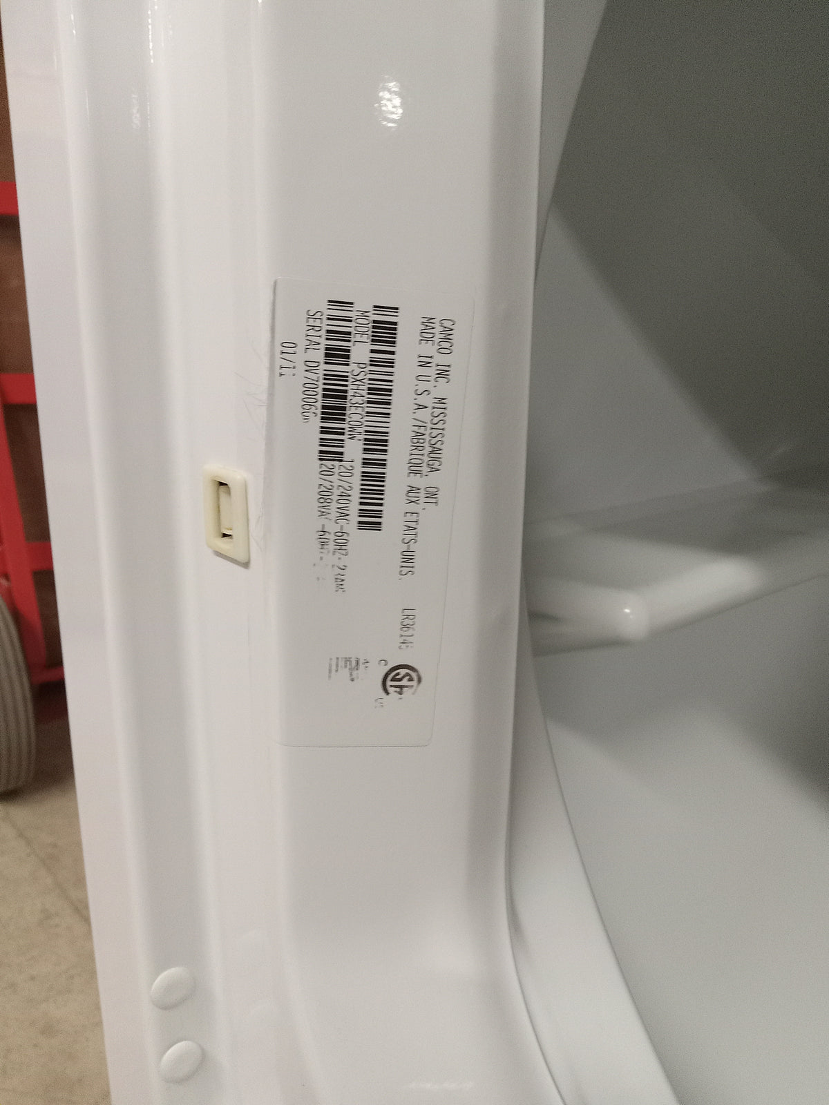 27"W General Electric Dryer