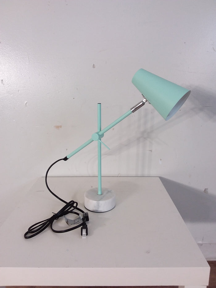 Aqua Colored Table Lamp