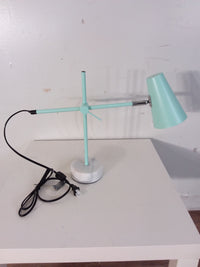 Aqua Colored Table Lamp