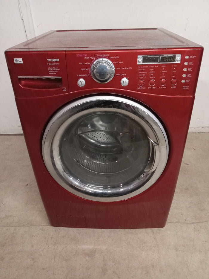 27"W Red LG Washing Machine