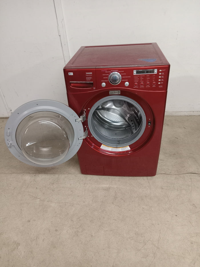 27"W Red LG Washing Machine