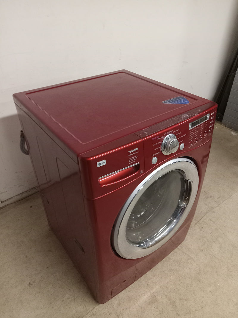 27"W Red LG Washing Machine