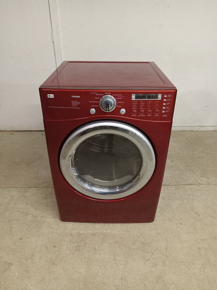 27"W Red LG Laundry Dryer
