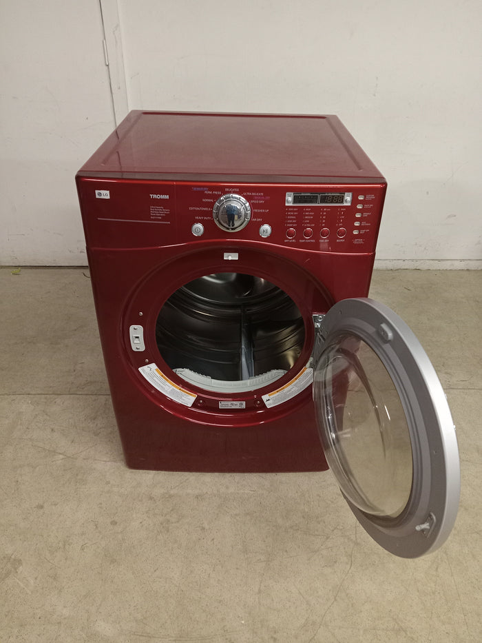 27"W Red LG Laundry Dryer