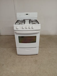24"W General Electric White Gas Stove