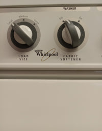27.5" W Whirlpool Washer and Dryer Combo