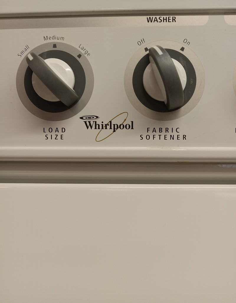 27.5" W Whirlpool Washer and Dryer Combo