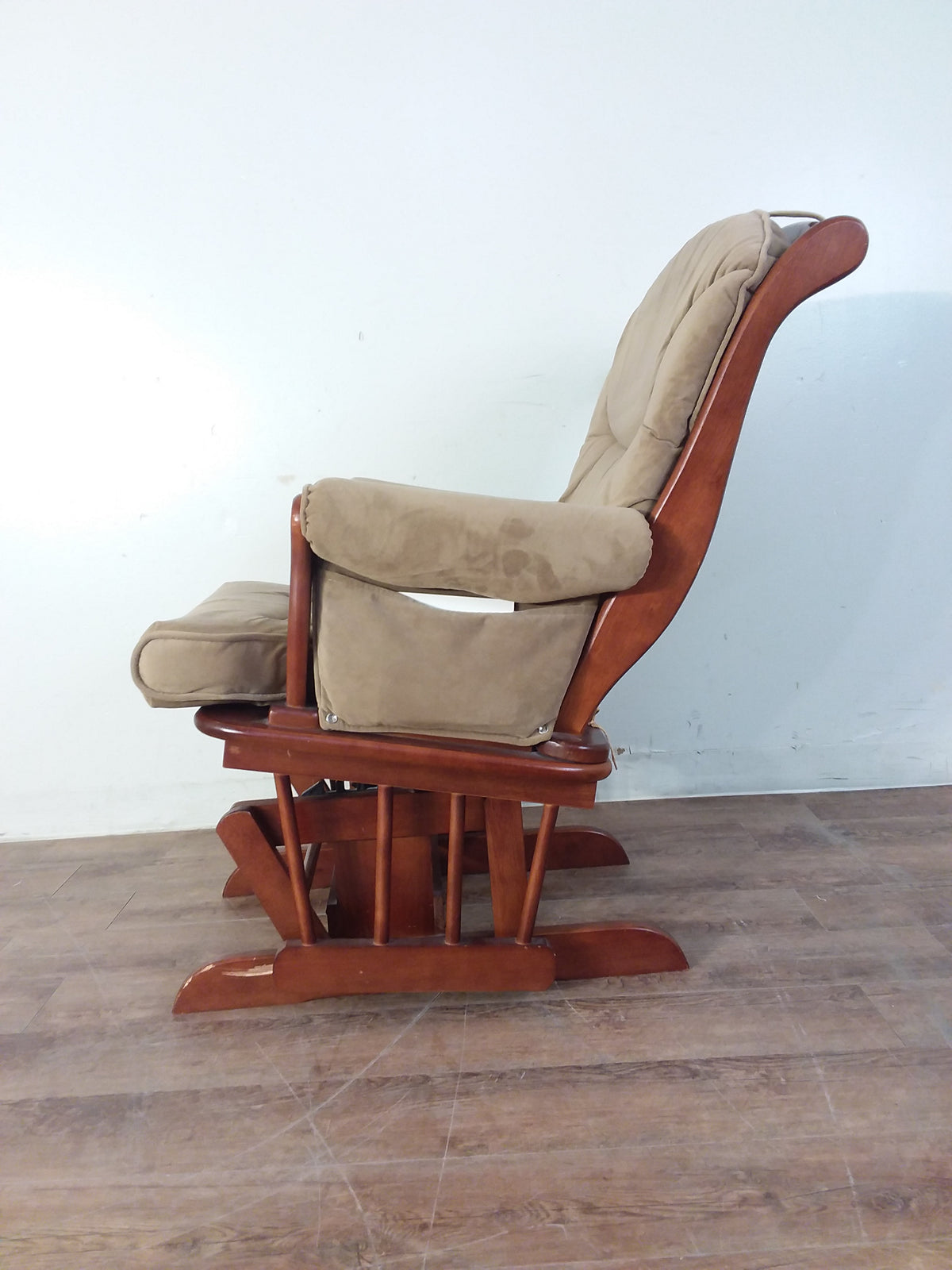 Brown Glider Rocking Chair