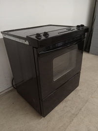 30"W Black Whirlpool Gold Electric Stove