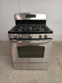 30"W General Electric Stainless Steel Gas Stove