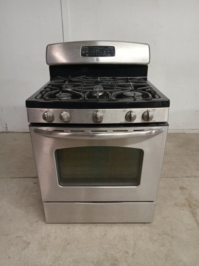 30"W General Electric Stainless Steel Gas Stove