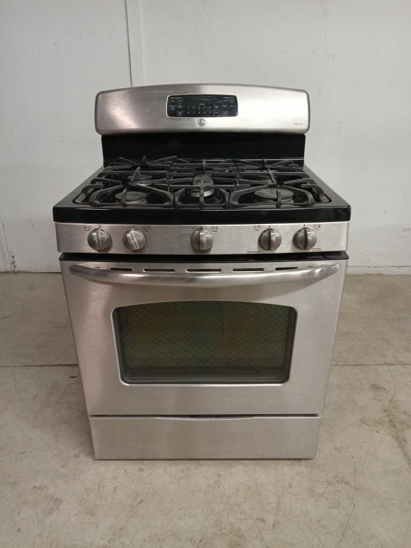 30"W General Electric Stainless Steel Gas Stove
