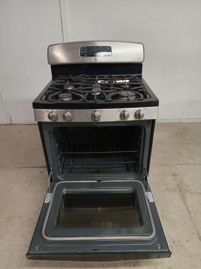 30"W General Electric Stainless Steel Gas Stove